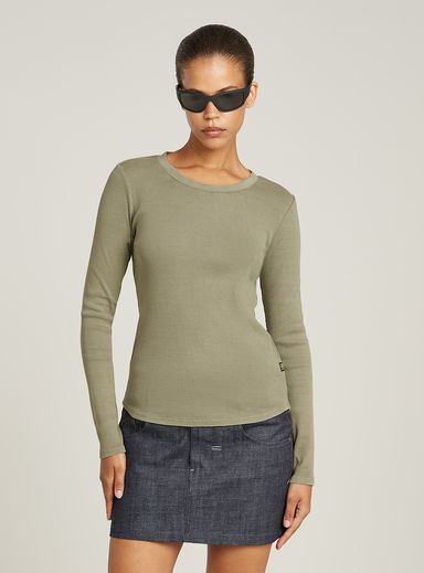 Overdyed Slim Top